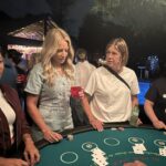 two women playing blackjack